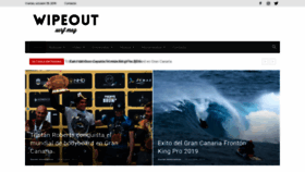 What Wipeoutsurfmag.com website looked like in 2019 (4 years ago)