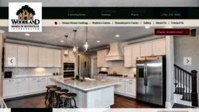 What Woodlandhomes.com website looked like in 2019 (4 years ago)