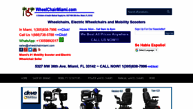 What Wheelchairmiami.com website looked like in 2019 (4 years ago)