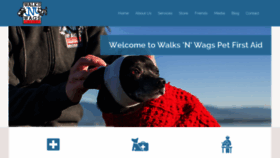 What Walksnwags.com website looked like in 2019 (4 years ago)