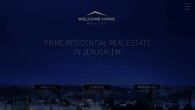 What Welcome-home.co.il website looked like in 2019 (4 years ago)