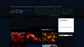 What Wallon.ru website looked like in 2019 (4 years ago)