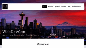 What Webdevcon.com website looked like in 2019 (4 years ago)