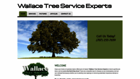 What Wallacetreeservices.com website looked like in 2019 (4 years ago)