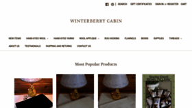 What Winterberrycabin.com website looked like in 2019 (4 years ago)
