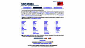 What Whitelines.nl website looked like in 2019 (4 years ago)
