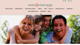 What Workathomemums.com.au website looked like in 2019 (4 years ago)