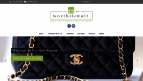 What Worththewaitusa.com website looked like in 2019 (4 years ago)
