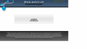What Webin.es website looked like in 2019 (4 years ago)