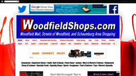 What Woodfieldshops.com website looked like in 2019 (4 years ago)