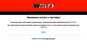 What Wolta.ru website looked like in 2019 (4 years ago)