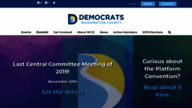 What Washcodems.org website looked like in 2019 (4 years ago)