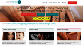 What Wappingosteopathy.co.uk website looked like in 2019 (4 years ago)
