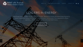 What Worldenergy.ae website looked like in 2019 (4 years ago)
