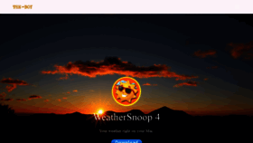 What Weathersnoop.com website looked like in 2019 (4 years ago)