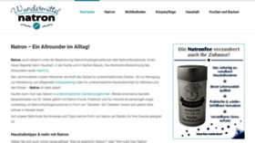 What Wundermittel-natron.info website looked like in 2019 (4 years ago)