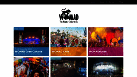 What Womad.org website looked like in 2019 (4 years ago)