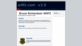 What W9fz.com website looked like in 2019 (4 years ago)