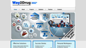 What Way2drug.com website looked like in 2019 (4 years ago)
