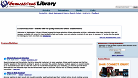 What Webmasterslibrary.com website looked like in 2019 (4 years ago)