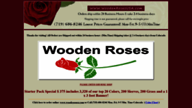 What Woodenrosesusa.com website looked like in 2019 (4 years ago)