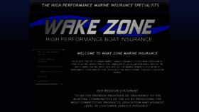 What Wakezoneinsurance.com website looked like in 2019 (4 years ago)