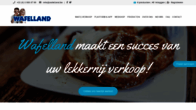What Wafelland.be website looked like in 2019 (4 years ago)