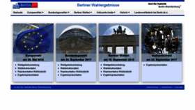 What Wahlen-berlin.de website looked like in 2019 (4 years ago)