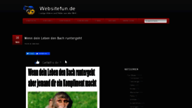 What Websitefun.de website looked like in 2019 (4 years ago)