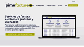 What Web.pimefactura.com website looked like in 2019 (4 years ago)