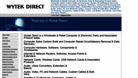 What Wytekdirect.com website looked like in 2019 (4 years ago)