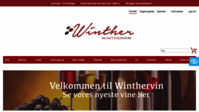 What Winthervin.dk website looked like in 2019 (4 years ago)
