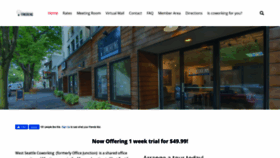 What Westseattlecoworking.com website looked like in 2019 (4 years ago)