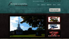What Wakechapelchurch.org website looked like in 2019 (4 years ago)