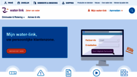 What Water-link.be website looked like in 2019 (4 years ago)