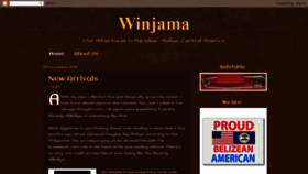 What Winjama.net website looked like in 2019 (4 years ago)