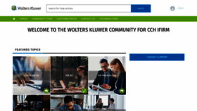 What Wolterskluwercommunity.com website looked like in 2019 (4 years ago)