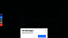 What Womenintech.in website looked like in 2019 (4 years ago)