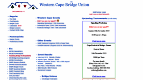 What Wcbridge.co.za website looked like in 2019 (4 years ago)
