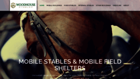 What Woodhousestables.co.uk website looked like in 2019 (4 years ago)