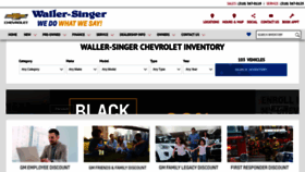 What Waller-singer.com website looked like in 2019 (4 years ago)