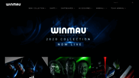 What Winmau.com website looked like in 2019 (4 years ago)