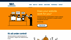 What Webmanagement-uk.co.uk website looked like in 2019 (4 years ago)