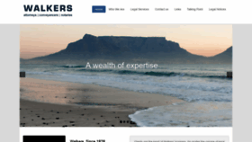 What Walkers.co.za website looked like in 2019 (4 years ago)