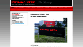 What Wiegand-werk.de website looked like in 2019 (4 years ago)