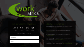 What Workafrica.co.za website looked like in 2019 (4 years ago)