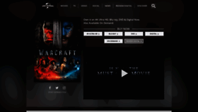 What Warcraftmovie.com website looked like in 2019 (4 years ago)