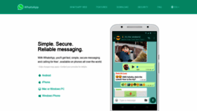 What Whatsapp.in website looked like in 2019 (4 years ago)