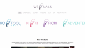 What Wsnails.com website looked like in 2019 (4 years ago)