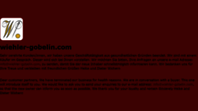 What Wiehler-gobelin.com website looked like in 2019 (4 years ago)